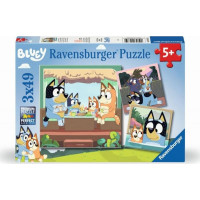RAVENSBURGER Puzzle Bluey 3x49 dielikov