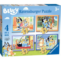 RAVENSBURGER Puzzle Bluey 4v1 (12,16,20,24 dielikov)