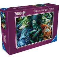 RAVENSBURGER Puzzle Mystickí vlci 7000 dielikov
