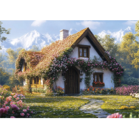 DINO Puzzle Chata v údolí 100 XL dielikov