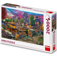 DINO Puzzle Maľovaný Amsterdam 2000 dielikov