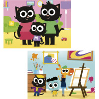 EDUCA Puzzle Milo 2x48 dielikov