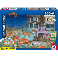 SCHMIDT Puzzle Nočná návšteva 100 dielikov