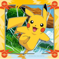 RAVENSBURGER Puzzle Pokémon 3x49 dielikov