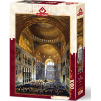 ART PUZZLE Puzzle Prvá modlitba v mešite Hagia Sofia 1000 dielikov
