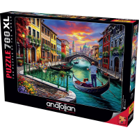 ANATOLIAN Puzzle Čierna gondola XL 700 dielikov