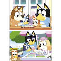 EDUCA Puzzle v kufríku Bluey 2v1 (48 dielikov)