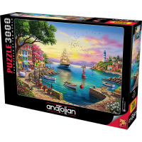 ANATOLIAN Puzzle Modrý maják 3000 dielikov