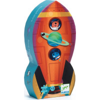 DJECO Puzzle Vesmírna raketa 16 dielikov