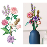 JOKOMISIADA Stavebnica Kytica 547 dielikov