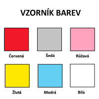 Detský drevený stolček z masívu - ružový