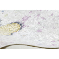 Detský kusový koberec Bambino 1610 Butterflies cream, 80x150 cm