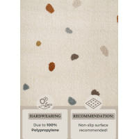 Detský koberec Adventures 106210 Cream Multicolor kruh