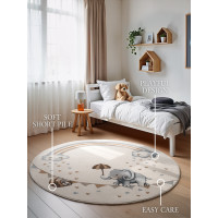 Detský kusový koberec Villeroy & Boch Boho Kids 106304 Cream Multicolor kruh