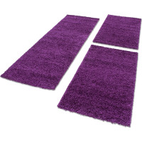 Kusový koberec Life Shaggy 1500 lila, 80x150 cm