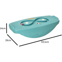 Balančná doska s guličkovým labyrintom - tyrkysová