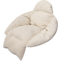 Podsedák LUARO XXL do hojdacieho kresla - ecru