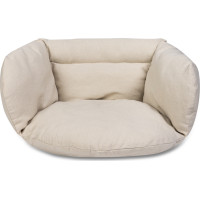 Podsedák LUARO do hojdacieho kresla - ecru