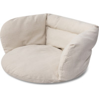 Podsedák LUARO do hojdacieho kresla - ecru