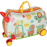 Detský cestovný kufor na kolieskach - ZOO