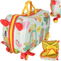 Detský cestovný kufor na kolieskach - ZOO