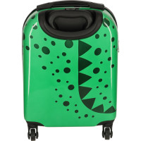 Detský cestovný kufor na kolieskach - Krokodíl