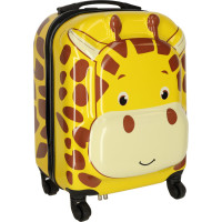 Detský cestovný kufor na kolieskach - Žirafa