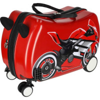 Detský cestovný kufor na kolieskach - Motorka