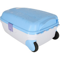 Detský cestovný kufor na kolieskach/príručná batožina - modrý