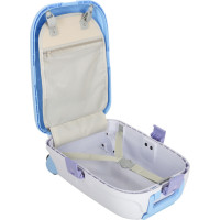 Detský cestovný kufor na kolieskach/príručná batožina - modrý