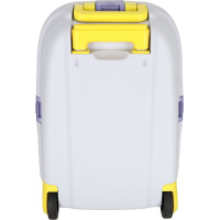 Detský cestovný kufor na kolieskach/príručná batožina - žltý