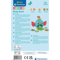 CLEMENTONI BABY Montessori pokladnička Vtáčik