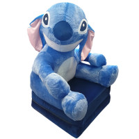 Detské plyšové rozkladacie kresielko LEO