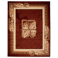 Kusový koberec ATLAS quatro - hnedý/béžový, 80x150 cm