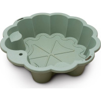 DOLONI Pieskovisko Kvetina EKO zelená so slnečníkom