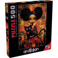 ANATOLIAN Puzzle Čierna mačka 500 dielikov