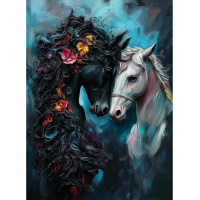 ANATOLIAN Puzzle Čierna a biela 1000 dielikov