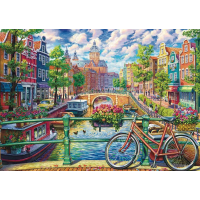SCHMIDT Puzzle Kúzlo amsterdamského kanála 1000 dielikov