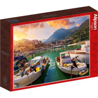 ALIPSON Puzzle Lode v sicílskom prístave 1000 dielikov