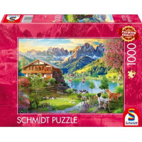 SCHMIDT Puzzle Odpočinok v Dolomitoch 1000 dielikov