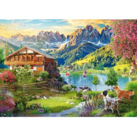 SCHMIDT Puzzle Odpočinok v Dolomitoch 1000 dielikov