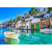 BLUEBIRD Puzzle Rybársky prístav v Cala Figuera 500 dielikov