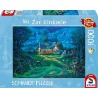 SCHMIDT Puzzle Strašidelný dom 1000 dielikov