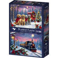BLUEBIRD Puzzle Vianoce prichádzajú 2x500 dielikov