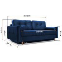 Rozkladacia pohovka SALERNO (7 variant)