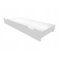 Detská posteľ z masívu borovice FRANK - 200x90 cm - biela