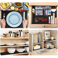 Protišmyková podložka do zásuvky HALVE 48 x 500 cm - čierna