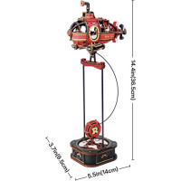 RoboTime 3D mechanická skladačka Ponorka s kyvadlom