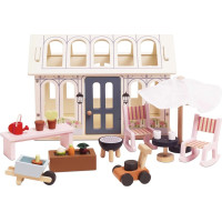 Le Toy Van Domček pre bábiky Zimná záhrada