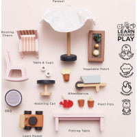 Le Toy Van Domček pre bábiky Zimná záhrada